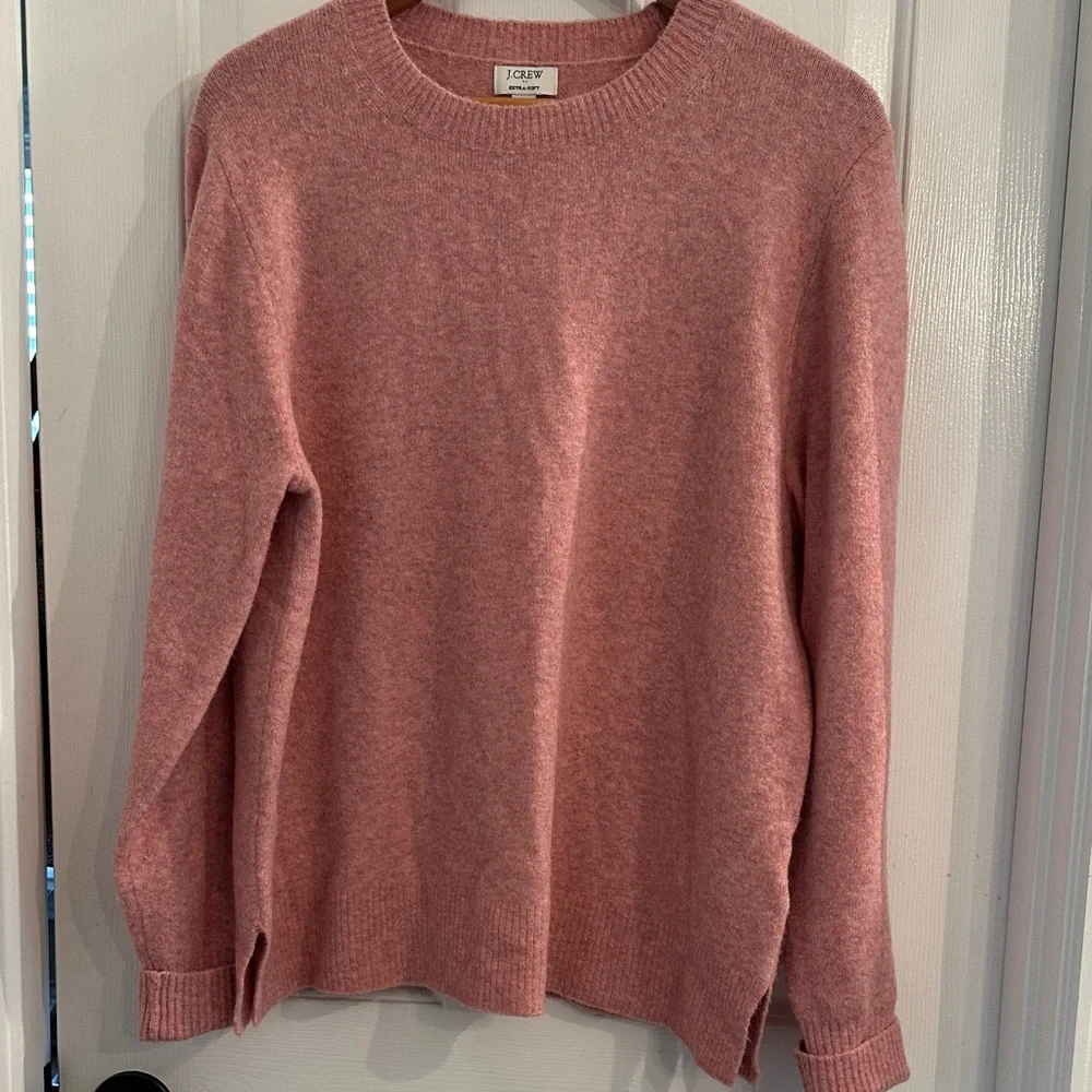 J. Crew Dusty Pink Crew Neck Sweater